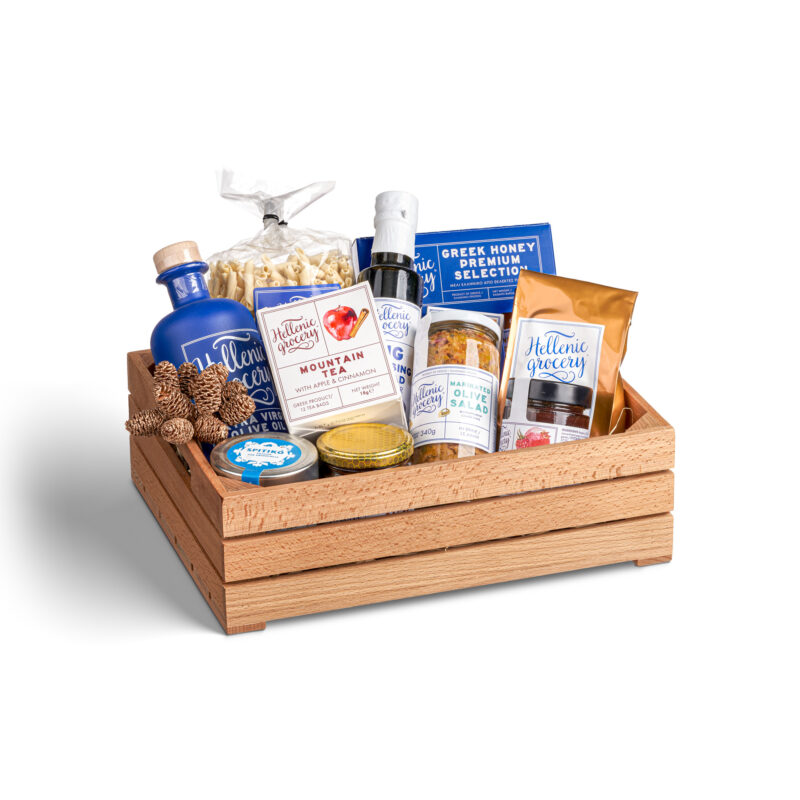 Aegean delight wooden gift box